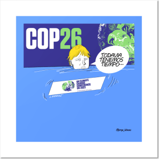 mensaje a la calma en la cop26 en glasgow Posters and Art